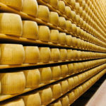 Parmigiano Reggiano cheese warehouse
